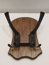 Kleiderhaken Garderobenhaken Mantelhaken Wandgarderobe Holz Eiche rustikal dunke