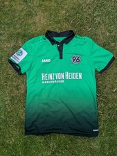 Hannover 96 / Trikot / Jako / grün / mit 23 Flock  / Kragen / 2017/2018 / Gr.M✔️