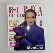 BURDA  INTERNATIONAL  Winter 94/95 Modeheft mit Schnittmuster Top