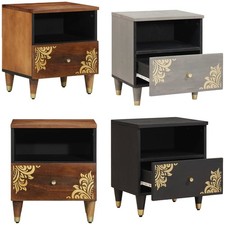 1/2er Set Nachttisch Beistelltisch Nachtschrank mit Schublade für Schlafzimmer B