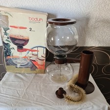 Retro Kaffee- oder Teebereiter BODUM Santos, Vaccuum Kaffeebereiter mit Zubehör