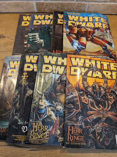 White dwarf magazine sammlung - white,
