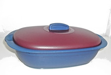 Tupper Servierschale Bella Tavola, blau/braun, 1,7 l, gebraucht