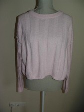 •●♥ New Yorker FB Sister - Strickpulli Sweatshirt Pullover - Gr. S - rosa ♥●•24