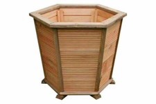 Blumentopf aus Massivholz