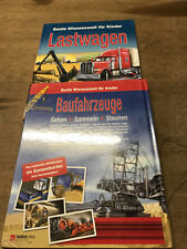Bunte Wissenswelt für Kinder -BAUFAHRZEUGE - LASTWAGEN -SEHEN- Sammeln - Staunen
