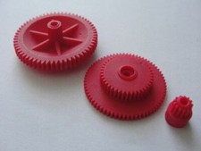 Für GRUNDIG MCF 200 MCF 100 CF 5100 RPC 3000 CF 5000-2 Zahnräder 3 Stück Satz