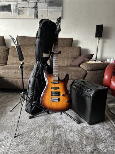 Gitarre mit verstärker - gitarre,
