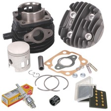 75ccm DR Formula Zylinder Kit 10 Überströme Vespa 50N Special PK50 XL 2 APE 50