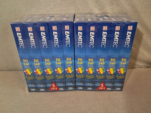 10x emtec 240 vhs - emtec, (basf)