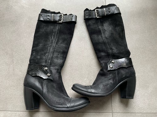 Damen stiefel leder - stiefel,, gr.39,