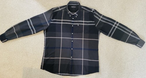 Barbour dunoon hemd xxxl grau - barbour,