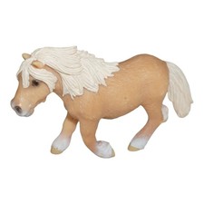 Schleich 13297 Shetland Pony Stute aus Ponykutsche 42040 2004 Horse Club gebrauc