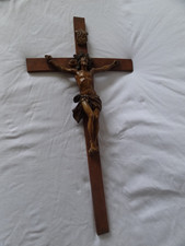 altes Kruzifix Kreuz Jesus Christus Holzkreuz Heiligenfigur Sakral Kunst