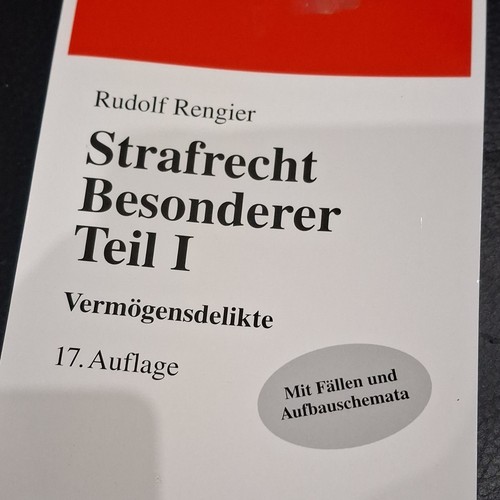 Rengier strafrecht i - rengier,