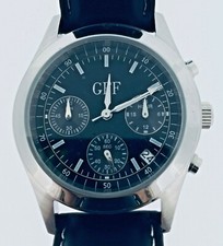 Armbanduhr  GFF Analoger Quartz Chronograph Lederarmband Top!!!