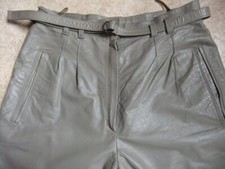 Echt Nappa Leder Hose Damen 34 Farbe Taupe ?