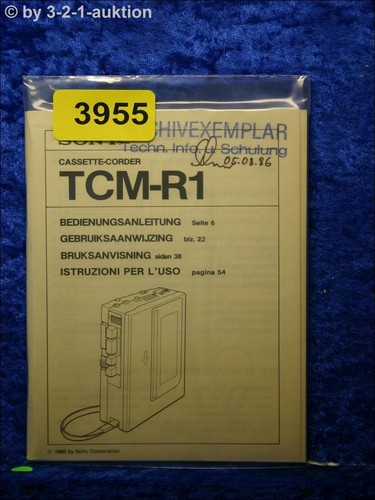 Sony bedienungsanleitung tcm - sony,