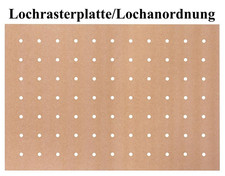 Lochrasterplatte 18mm MDF nach