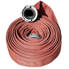 Original Feuerwehrschlauch 20m B Schlauch B-75  Industrieschlauch mit Kupplung