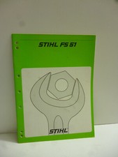STIHL Grastrimmer FS 51 Original Reparaturanleitung/Werkstatthandbuch