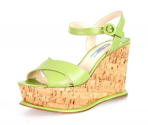 Prada saffiano leder plateau - prada,
