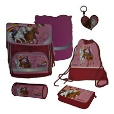 BIBI UND  TINA - SCOOLI EasyFit Schulranzen-Set 5 tlg. TOP QUALITÄT  UNBENUTZT 