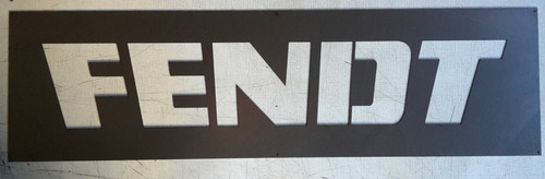 Fendt lackierschablone für - fendt, gt