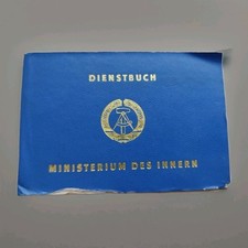 Dienstausweis Dienstbuch der Deutschen Volkspolizei gebraucht original 