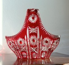 Großes Kristall Körbchen mit