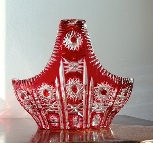 Großes kristall körbchen mit - großes,