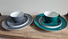 2 x 3tlg. Porzellan Kaffee -Teegedeck Rosenthal Thomas Sunny Day