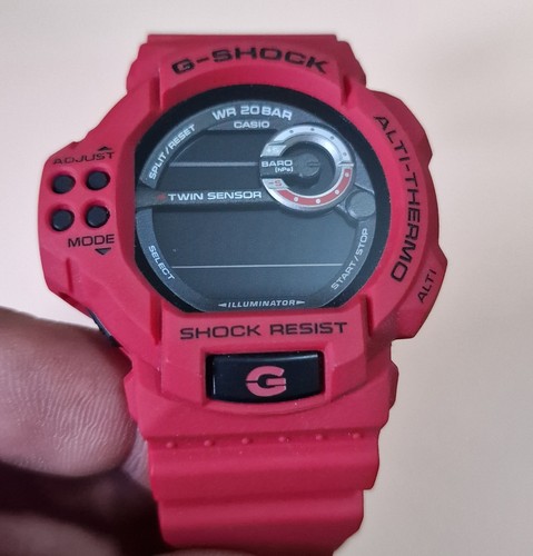Casio shock gdf - g-shock, rot