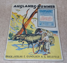 Fahrrad Katalog - "Radmarkt und Reichsmechaniker" Auslandsnummer 1937