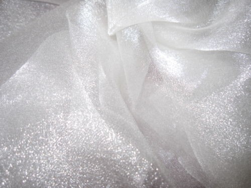 Crystal organza weiss - in,