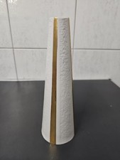 Vase Gerold Porzellan Vintage Weiß-Gold, Aus Nachlass