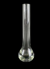 Vintage Solifleur Rauchglas Vase - Überfangglas - 20 cm - 1960er