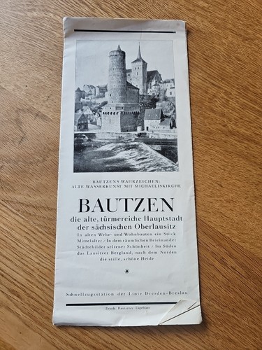 Alter reiseprospekt bautzen - alter,