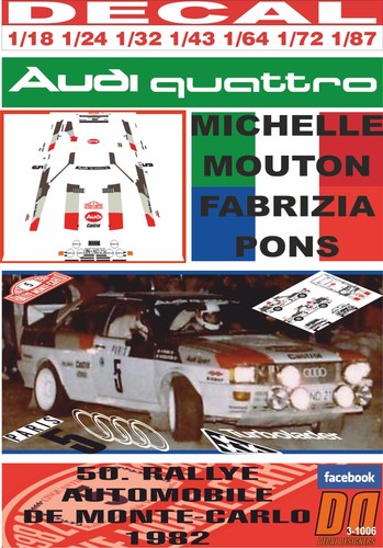 Decal audi quattro - decal, michele