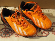 Kinder Fußball Schuhe Adidas F 50  Stollen orange Gr 28 Freizeit