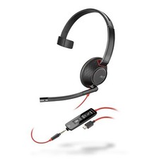 Schnurgebundenes Headset Blackwire 5210 Plantronics Flexibler Mikrofonarm mit...
