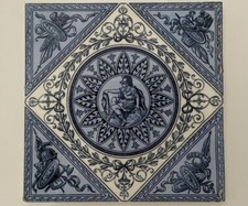 Jugendstil Fliese Kachel tegel
