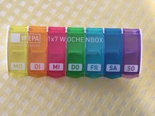 Tabletten Box wie neu, nur angeguckt.