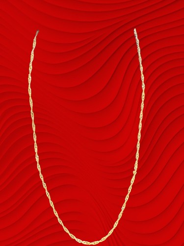 14k gold seil kette halskette - 14k,