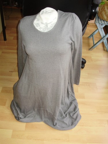 Nana kleid grau strick - kleid,