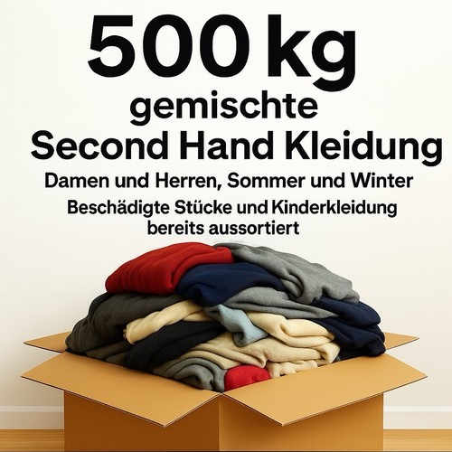 500kg second hand kleidung - second,