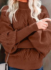 Eleganter Pullover, Dicker