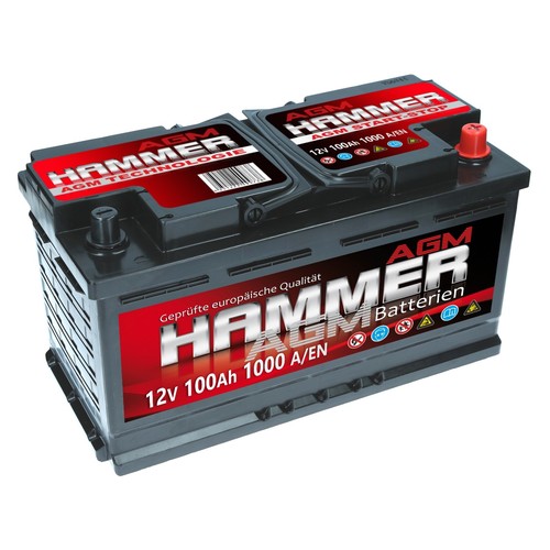 Hammer 12v 100ah agm - hammer,