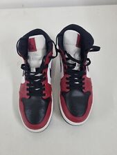 Nike Air Jordan 1 Mid Chicago Black Toe - Sehr Guter Zustand- Größe 44