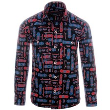 GILLSONZ A22 Kinder Party Hemd freizeit Hemd 100%Baumwolle Gr.110-170